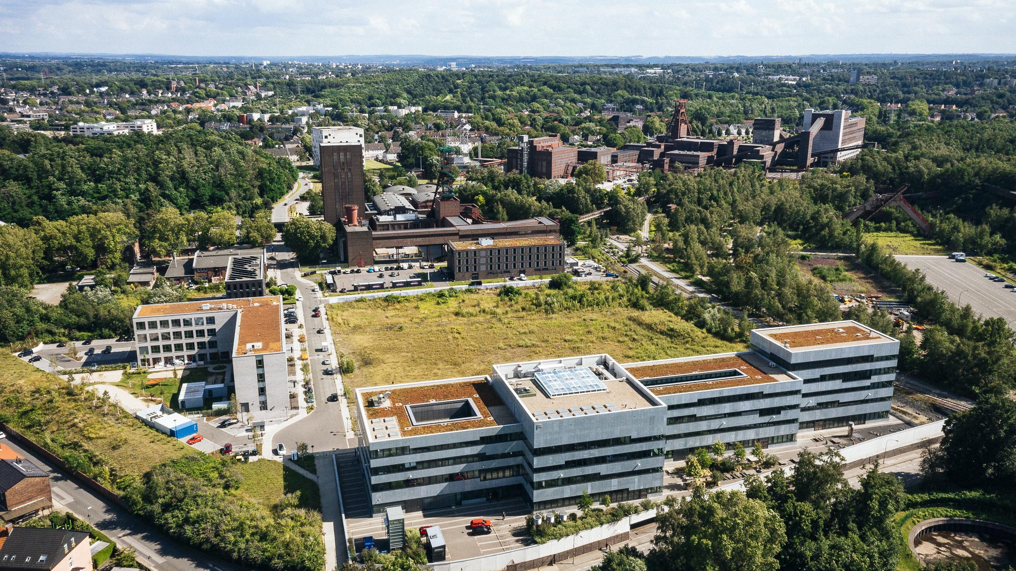 Our university building, Quartier Nord, on UNESCO world heritage campus Zollverein. Photo: Silviu Guiman