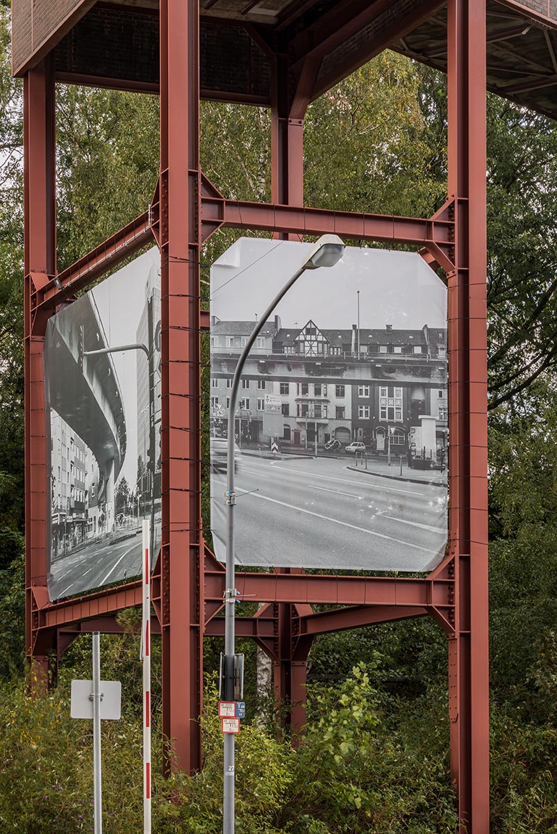 David Müller: Ebene 2 (Altenhagener Brücke), 1961-63, Hagen (Foto-Installation). Foto: Julia Reschucha