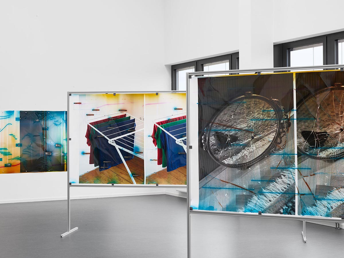 Kai Behrendt: Untitled (Laser Etchings), 2019, Installationsansicht im Quartier Nord.
