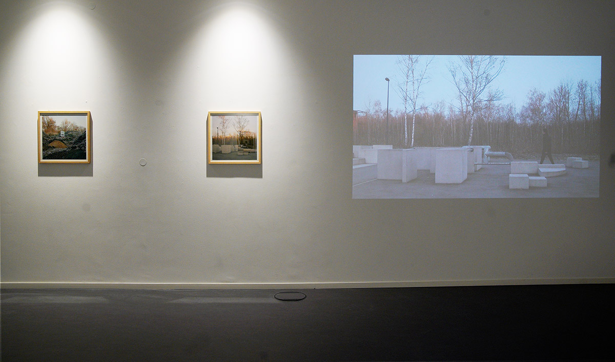 Hao Wen: Die abstrakte Wahrheit, Ausstellungsansicht in der Galerie 52, 2020.