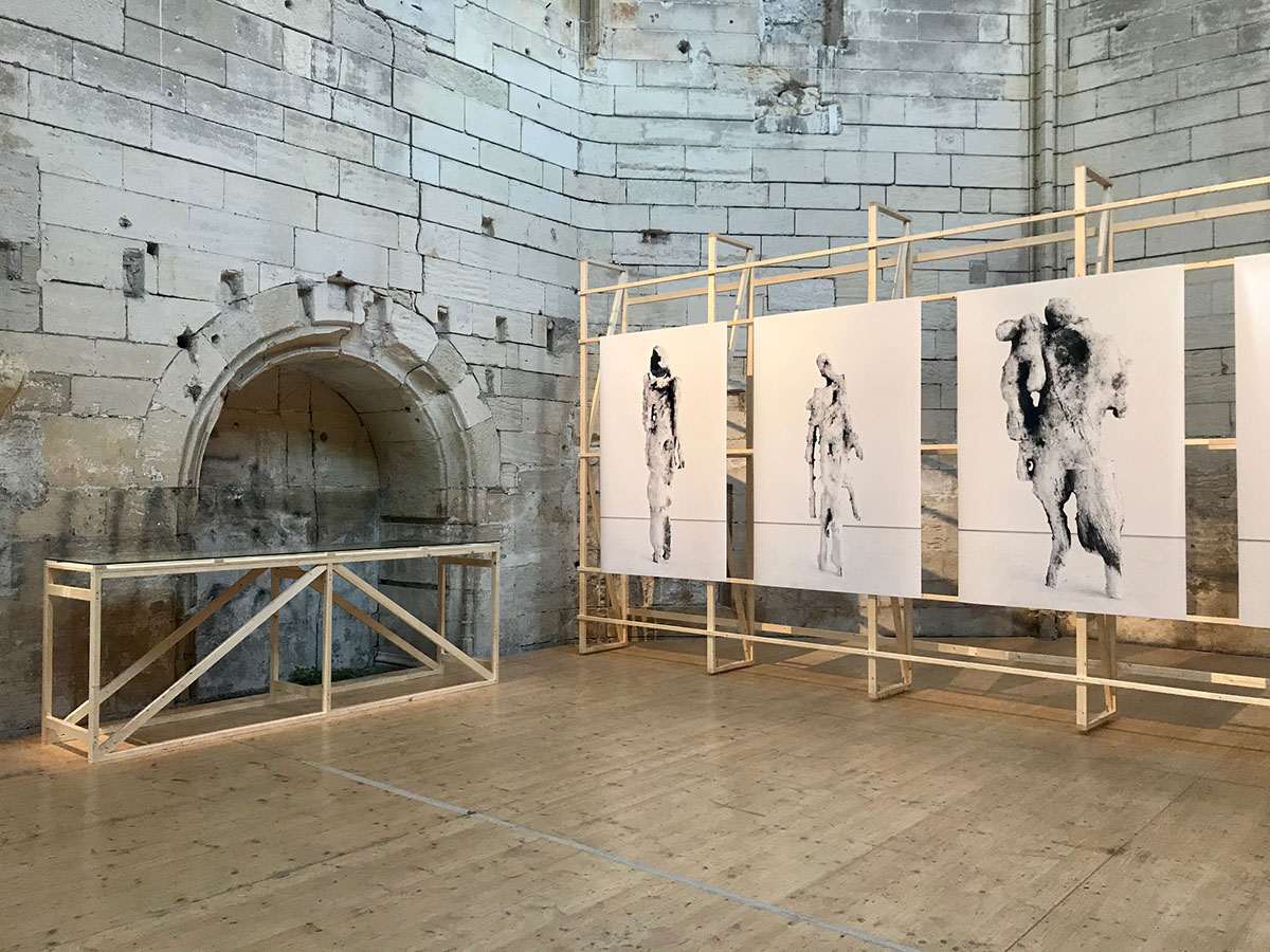 Jonas Kamm, »The Inhabitants«, installation view from the 52nd Rencontres d'Arles, July–September 2021.
